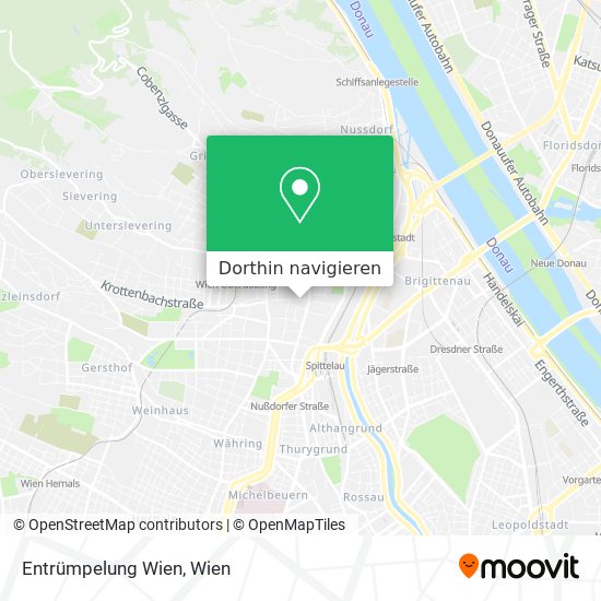 Entrümpelung Wien Karte