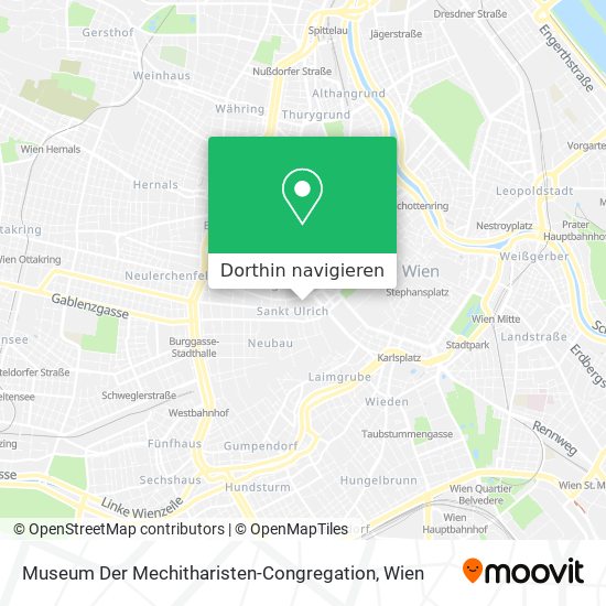 Museum Der Mechitharisten-Congregation Karte