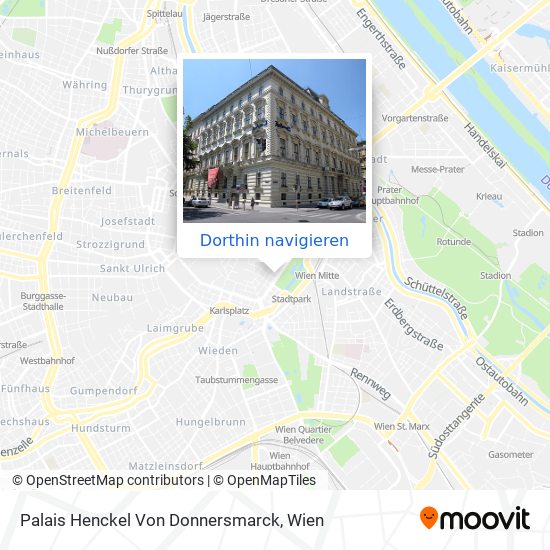 Palais Henckel Von Donnersmarck Karte