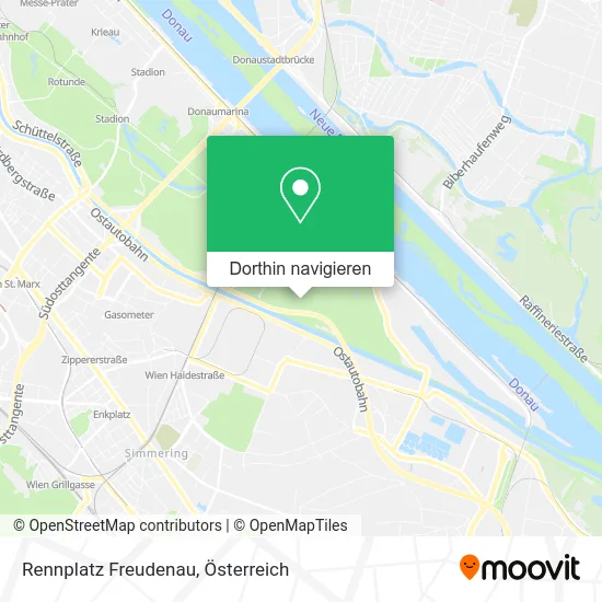 Rennplatz Freudenau Karte