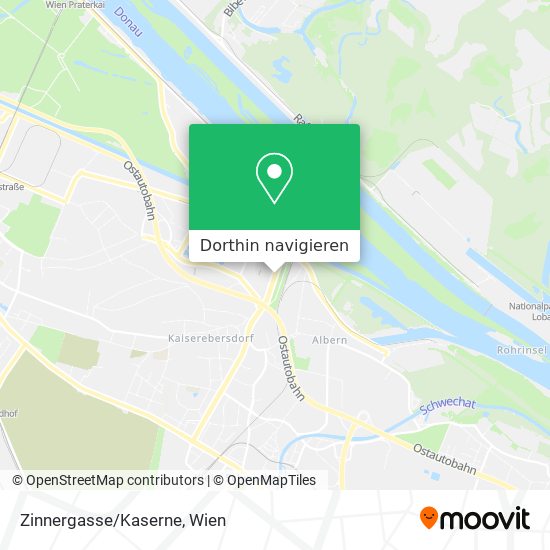 Zinnergasse/Kaserne Karte