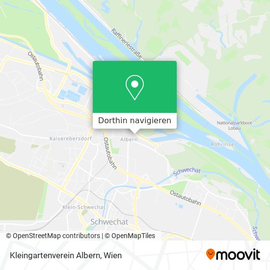 Kleingartenverein Albern Karte