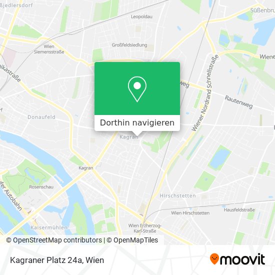 Kagraner Platz 24a Karte