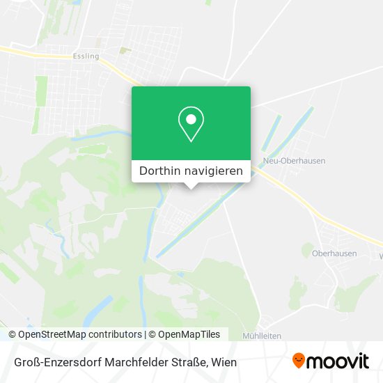 Groß-Enzersdorf Marchfelder Straße Karte