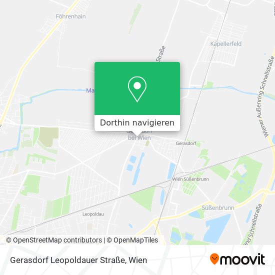 Gerasdorf Leopoldauer Straße Karte