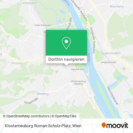 Klosterneuburg Roman-Scholz-Platz Karte