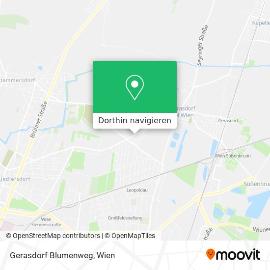 Gerasdorf Blumenweg Karte