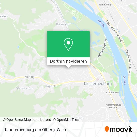 Klosterneuburg am Ölberg Karte