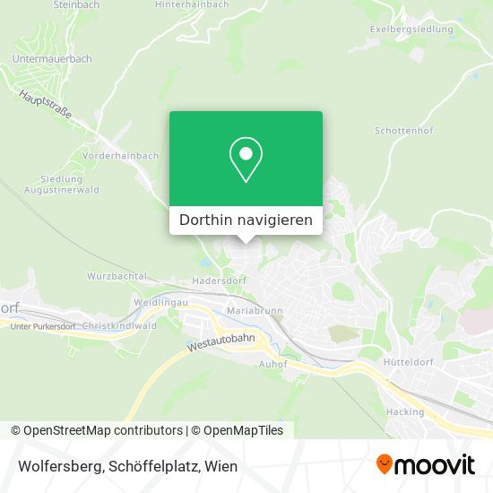 Wolfersberg, Schöffelplatz Karte