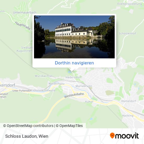 Schloss Laudon Karte
