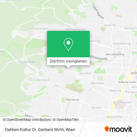 Dahlien-Kultur Di. Gerhard Wirth Karte