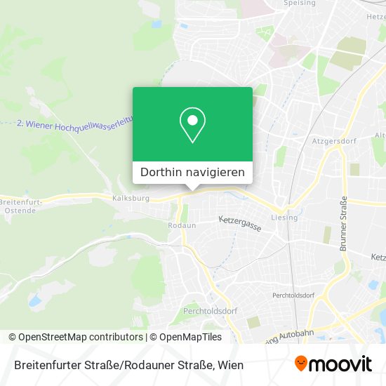 Breitenfurter Straße / Rodauner Straße Karte