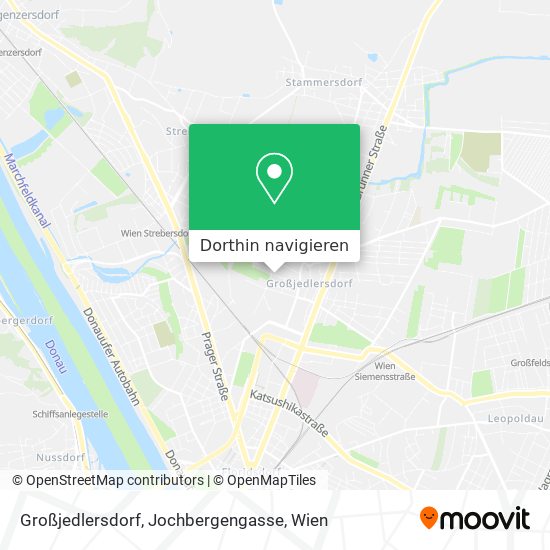 Großjedlersdorf, Jochbergengasse Karte