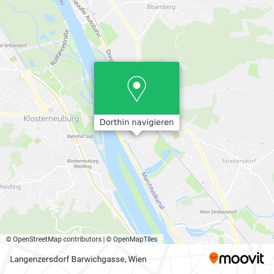 Langenzersdorf Barwichgasse Karte