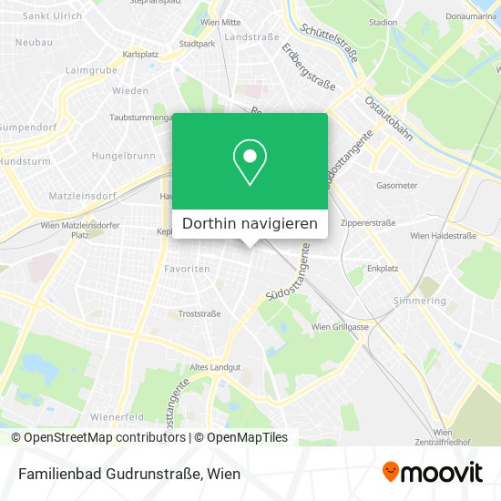Familienbad Gudrunstraße Karte