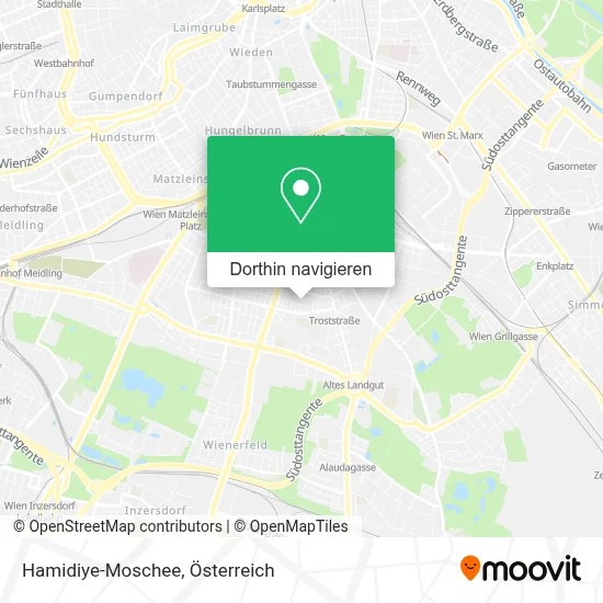 Hamidiye-Moschee Karte