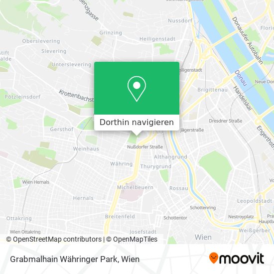 Grabmalhain Währinger Park Karte
