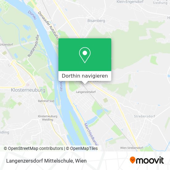 Langenzersdorf Mittelschule Karte