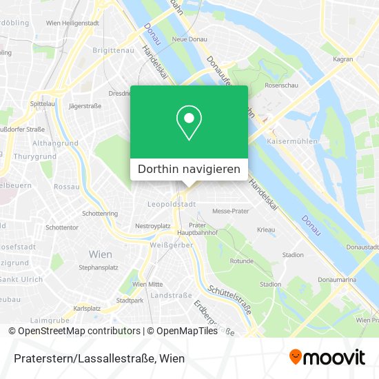 Praterstern/Lassallestraße Karte