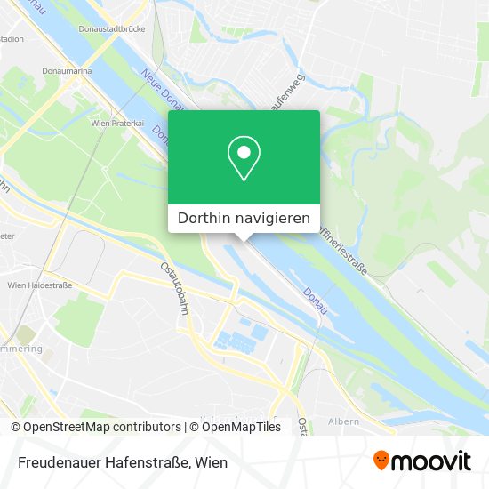 Freudenauer Hafenstraße Karte