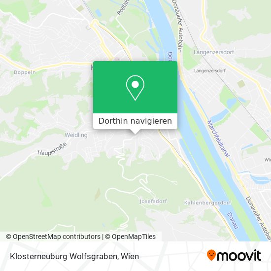 Klosterneuburg Wolfsgraben Karte
