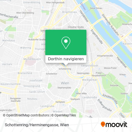 Schottenring/Herminengasse Karte