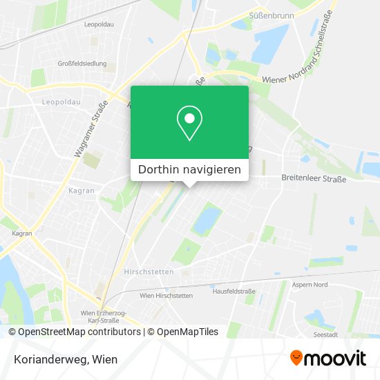 Korianderweg Karte