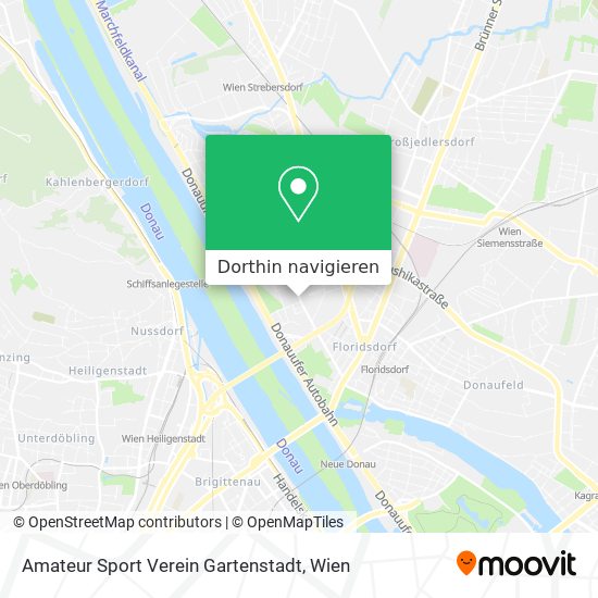 Amateur Sport Verein Gartenstadt Karte