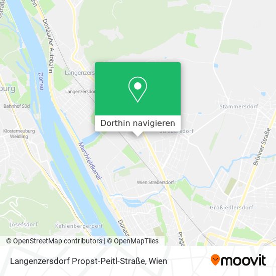 Langenzersdorf Propst-Peitl-Straße Karte