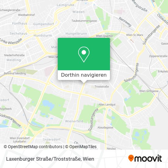 Laxenburger Straße/Troststraße Karte