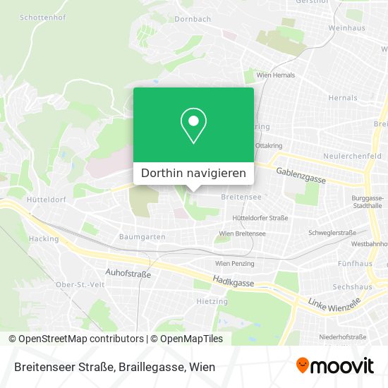 Breitenseer Straße, Braillegasse Karte
