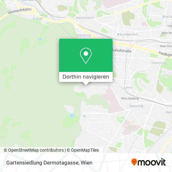 Gartensiedlung Dermotagasse Karte