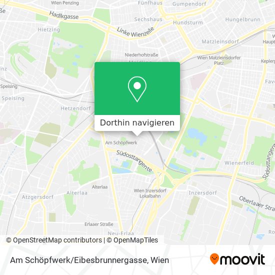 Am Schöpfwerk / Eibesbrunnergasse Karte