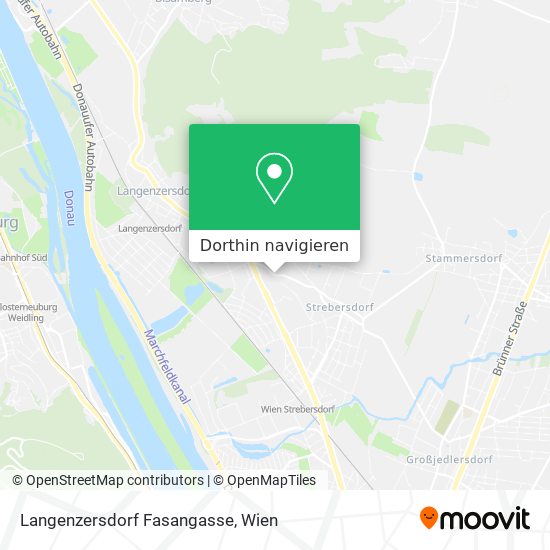 Langenzersdorf Fasangasse Karte