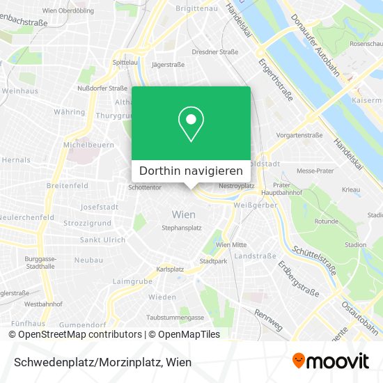 Schwedenplatz/Morzinplatz Karte