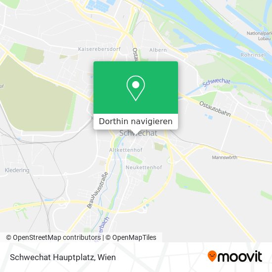 Schwechat Hauptplatz Karte