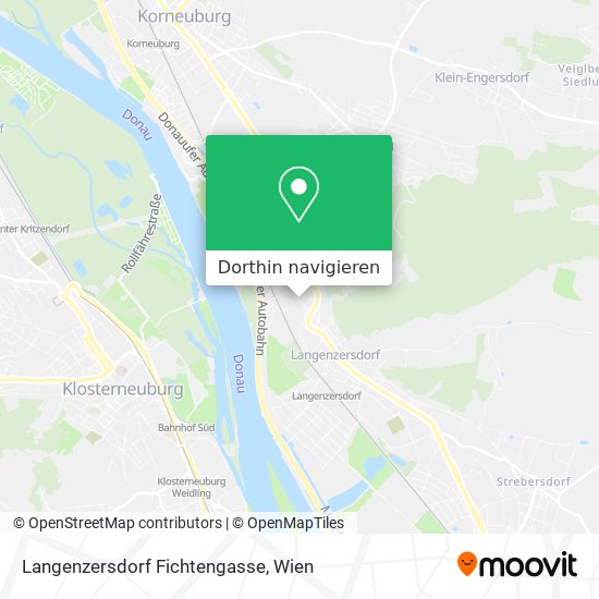 Langenzersdorf Fichtengasse Karte