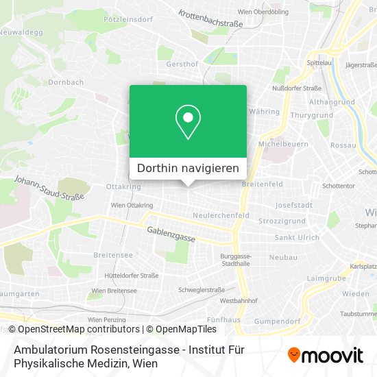 Ambulatorium Rosensteingasse - Institut Für Physikalische Medizin Karte