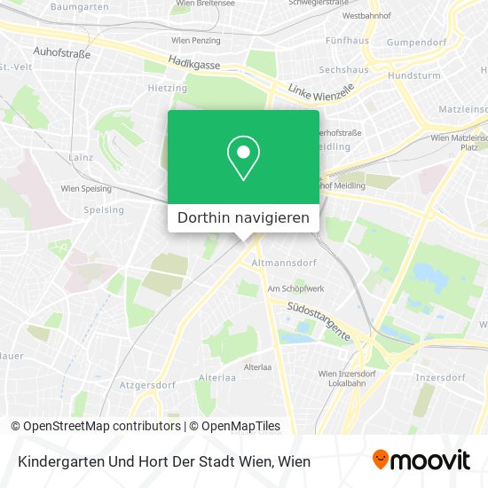 Kindergarten Und Hort Der Stadt Wien Karte