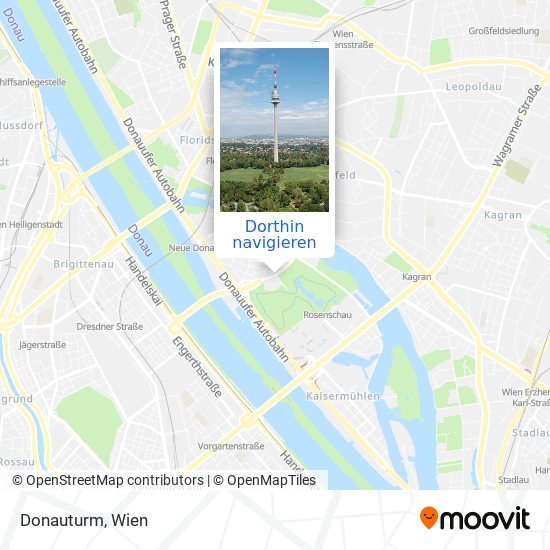 Donauturm Karte
