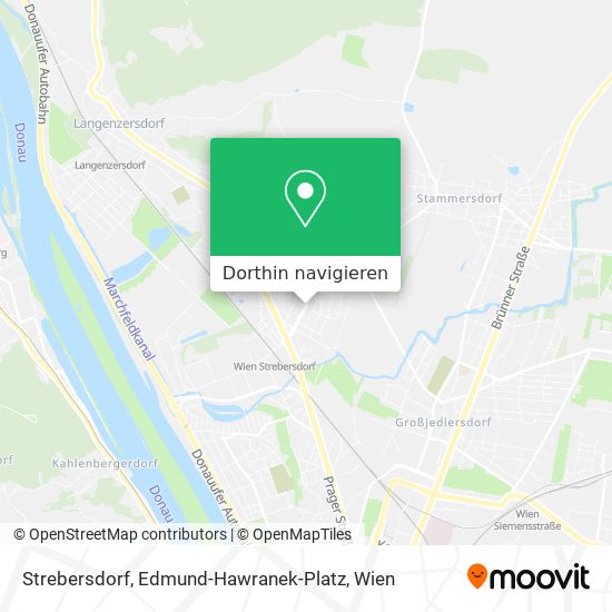 Strebersdorf, Edmund-Hawranek-Platz Karte