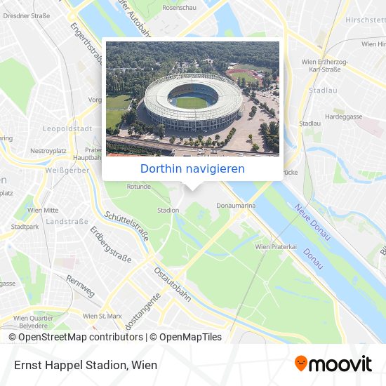 Ernst Happel Stadion Karte