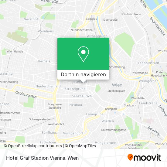 Hotel Graf Stadion Vienna Karte