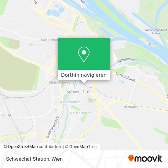 Schwechat Station Karte