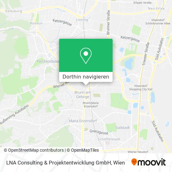 LNA Consulting & Projektentwicklung GmbH Karte