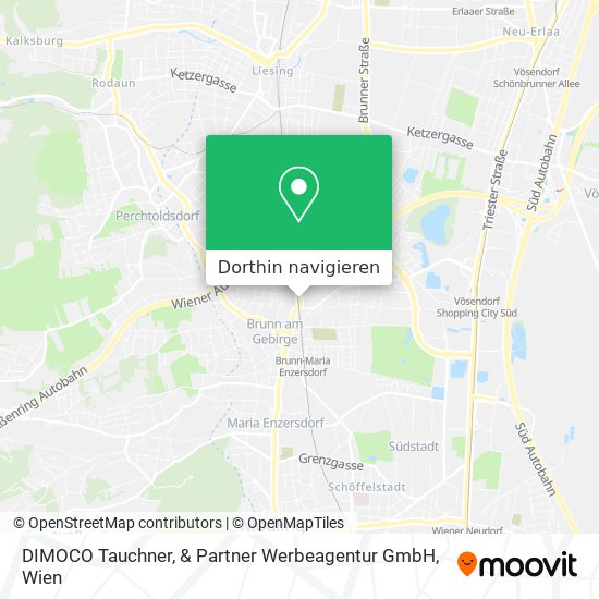 DIMOCO Tauchner, & Partner Werbeagentur GmbH Karte