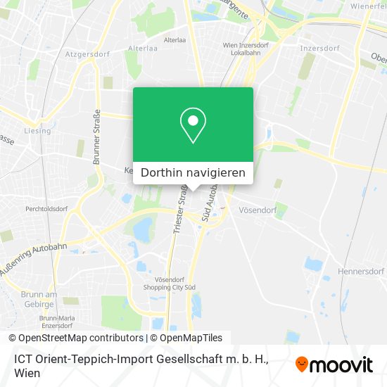 ICT Orient-Teppich-Import Gesellschaft m. b. H. Karte