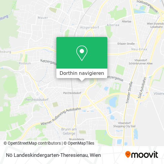 Nö Landeskindergarten-Theresienau Karte