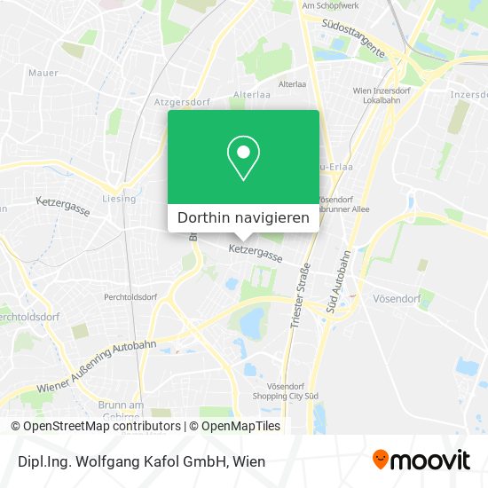 Dipl.Ing. Wolfgang Kafol GmbH Karte