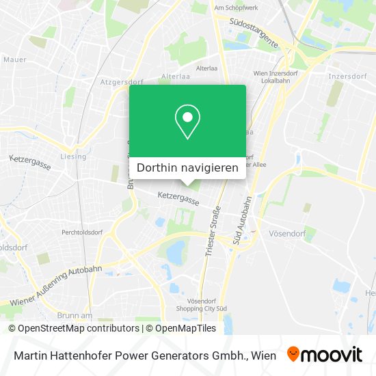 Martin Hattenhofer Power Generators Gmbh. Karte